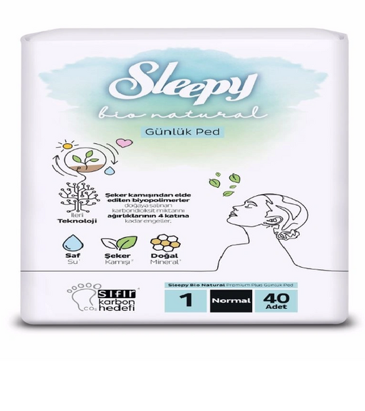 Sleepy Bio Daily (Size 1) Super Normal Pad 40's