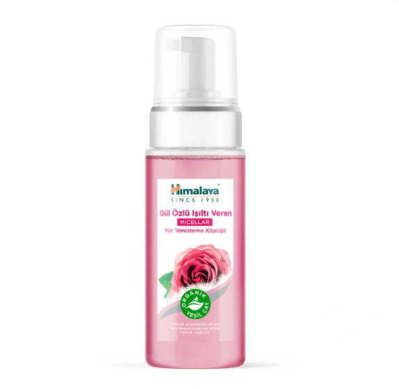 Himalaya Rose Extract Shine Micellar Facial Cleansing Foam 150 ml