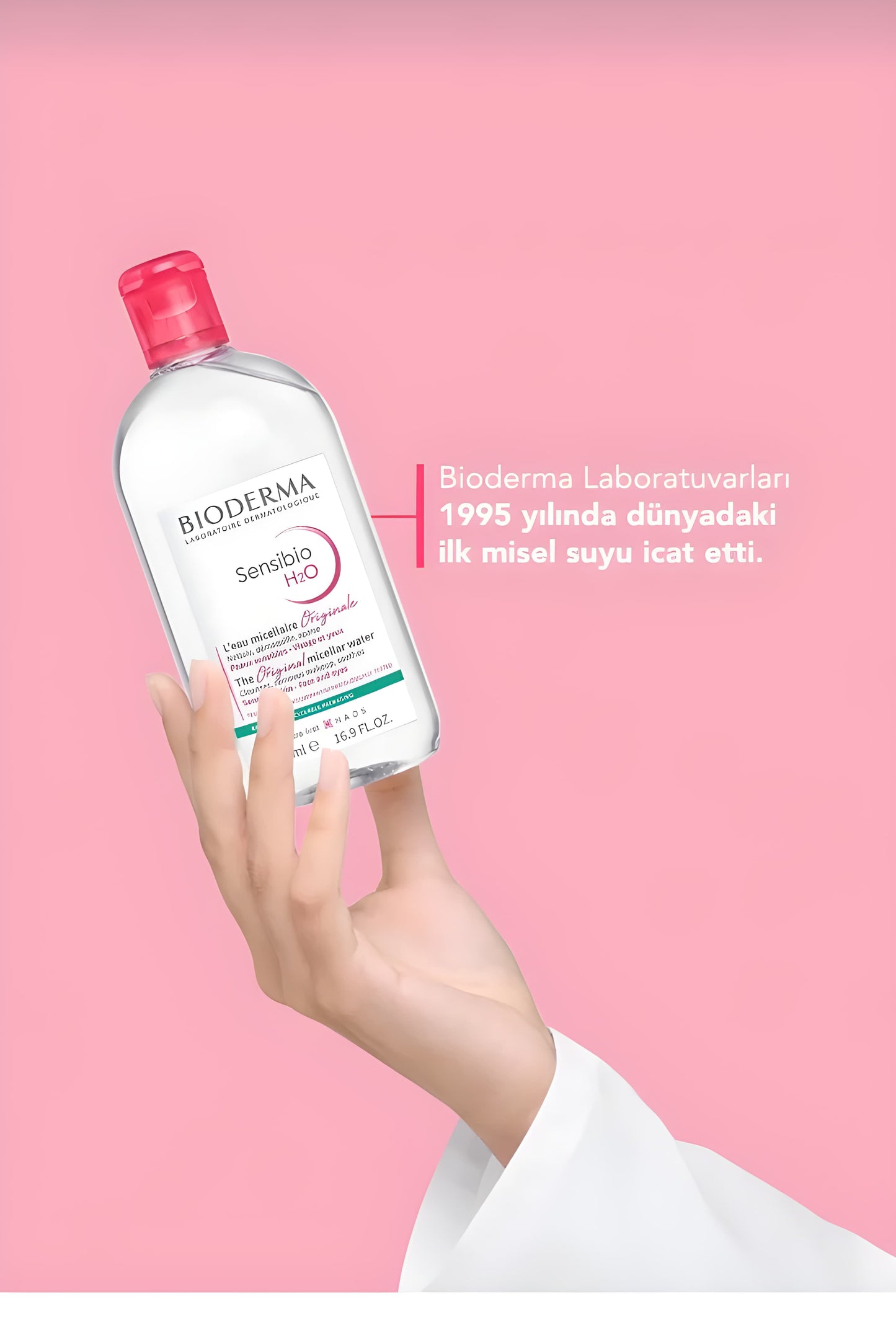 Bioderma Sensibio H2O Micellar Make-up Cleansing Water for Sensitive and Normal Skin 500 ml