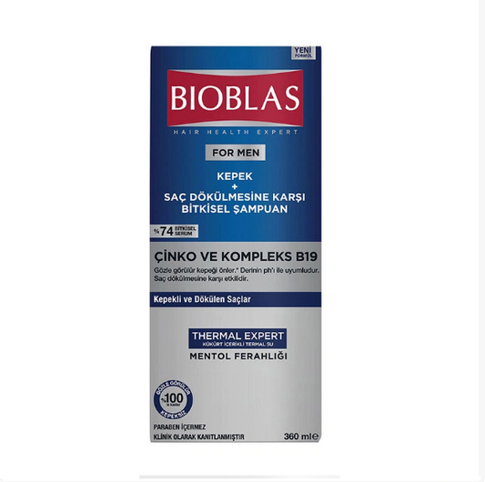 Bioblas Men Anti Dandruff + Hair Loss Shampoo 360 ml