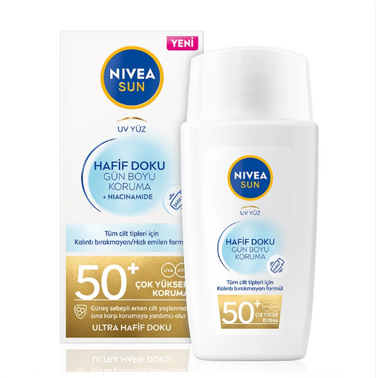 Nivea Sun Light Textured Sunscreen Face Cream 50SPF 40 ml