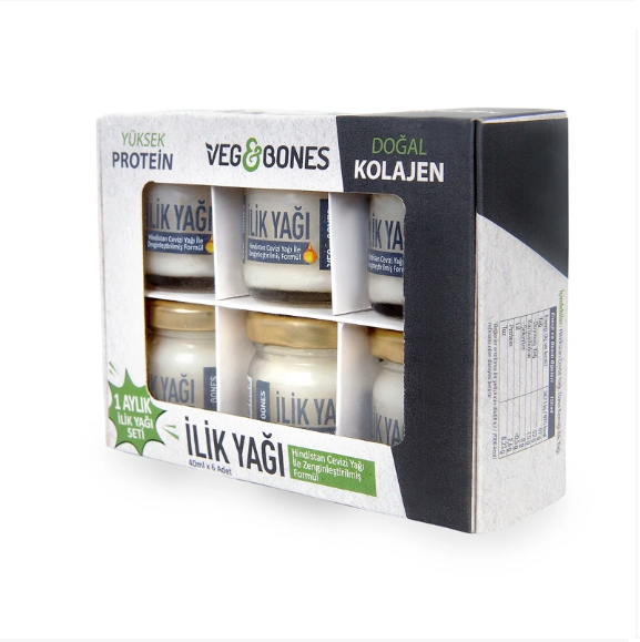 Veg & Bones Marrow Oil 40 ml Set of 6 (Enriched with Coconut Oil)