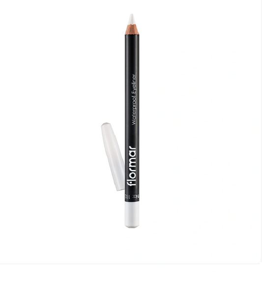 Flormar Waterproof and Intensely Pigmented Matte Eye Pencil 113 Pure White