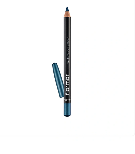 Flormar Waterproof and Intensely Pigmented Matte Eye Pencil 114 Blue Sky