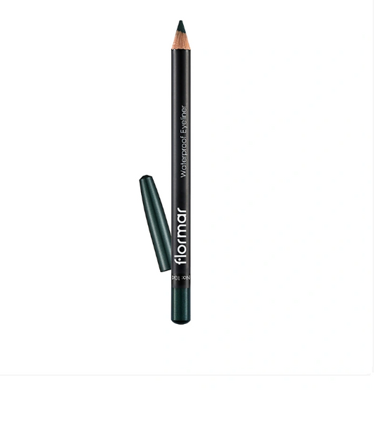 Flormar Waterproof and Intensely Pigmented Matte Eye Pencil 104 Cobalt Green