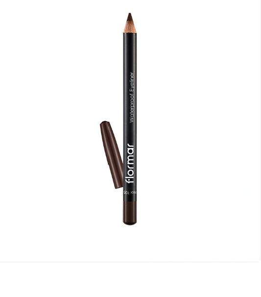 Flormar Waterproof and Intensely Pigmented Matte Eye Pencil 105 Warm Brown