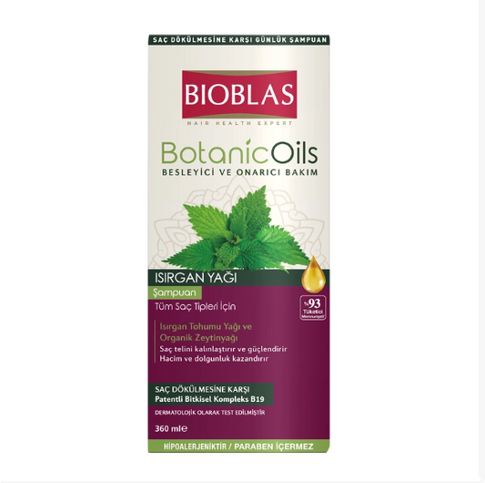 Bioblas Botanic Oils Nettle Oil Shampoo 360 ml