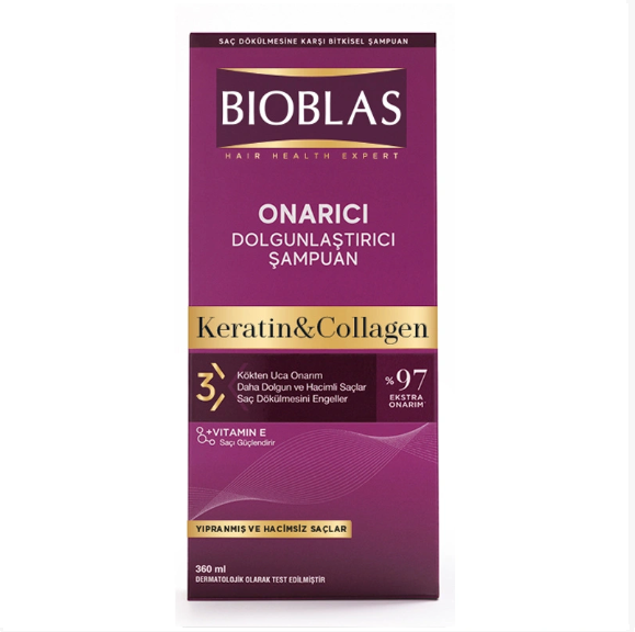 Bioblas Collagen + Keratin Shampoo 360 ml