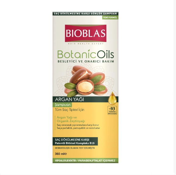 Bioblas Botanic Oils Argan Oil Shampoo 360 ml