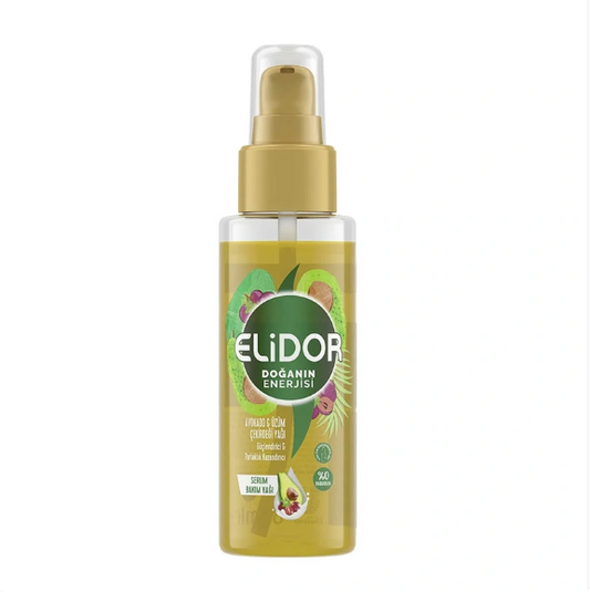 Elidor Nature's Energy Serum Hair Care Oil Avocado and Grape Seed Oil 80 ml