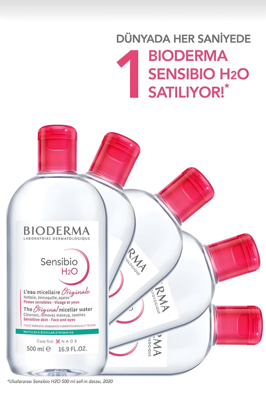 Bioderma Sensibio H2O Micellar Make-up Cleansing Water for Sensitive and Normal Skin 500 ml