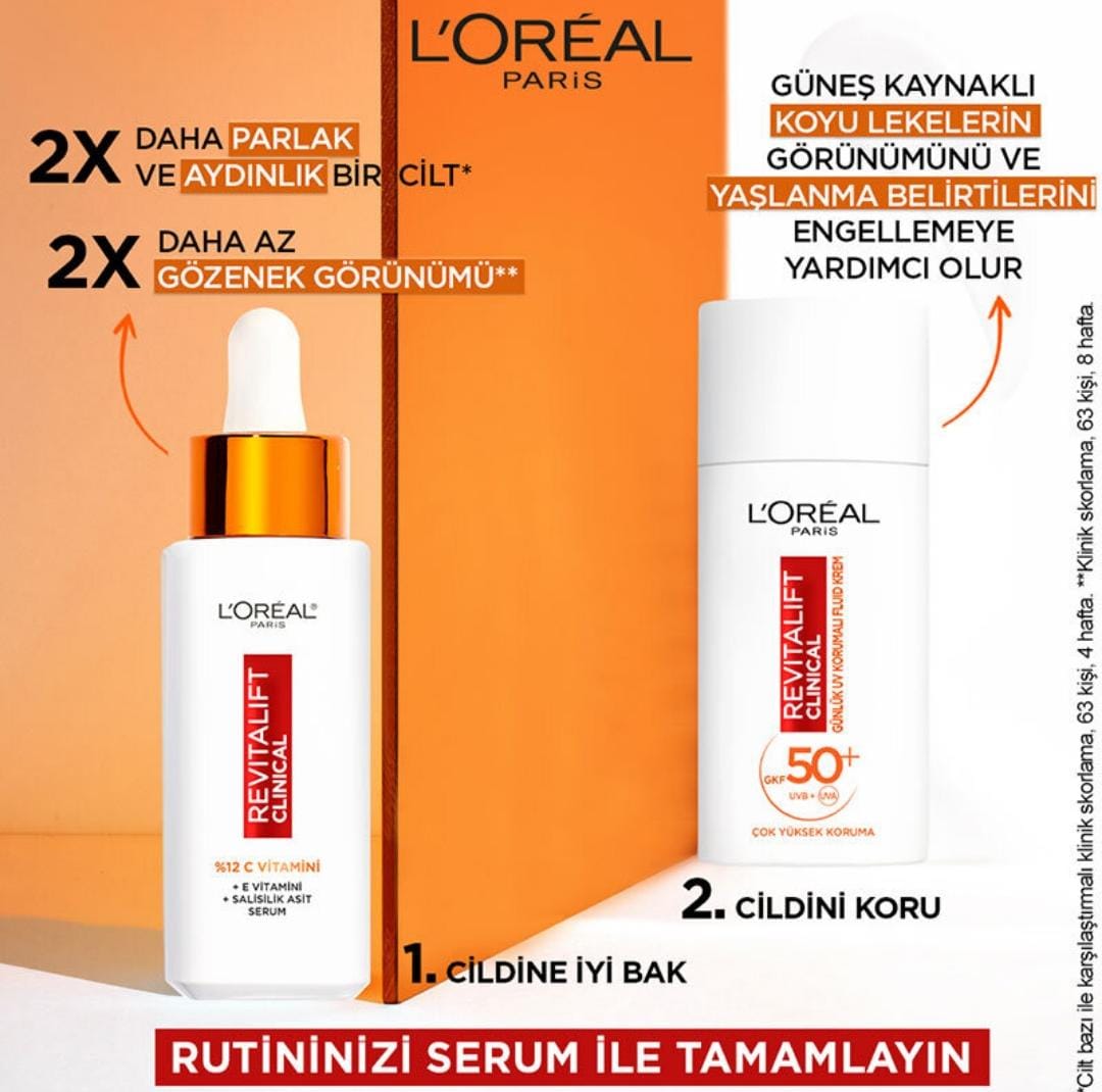 Revitalift Clinlical LOREAL SPF 50+ High protection daily sunscreen cream L'Oreal Paris