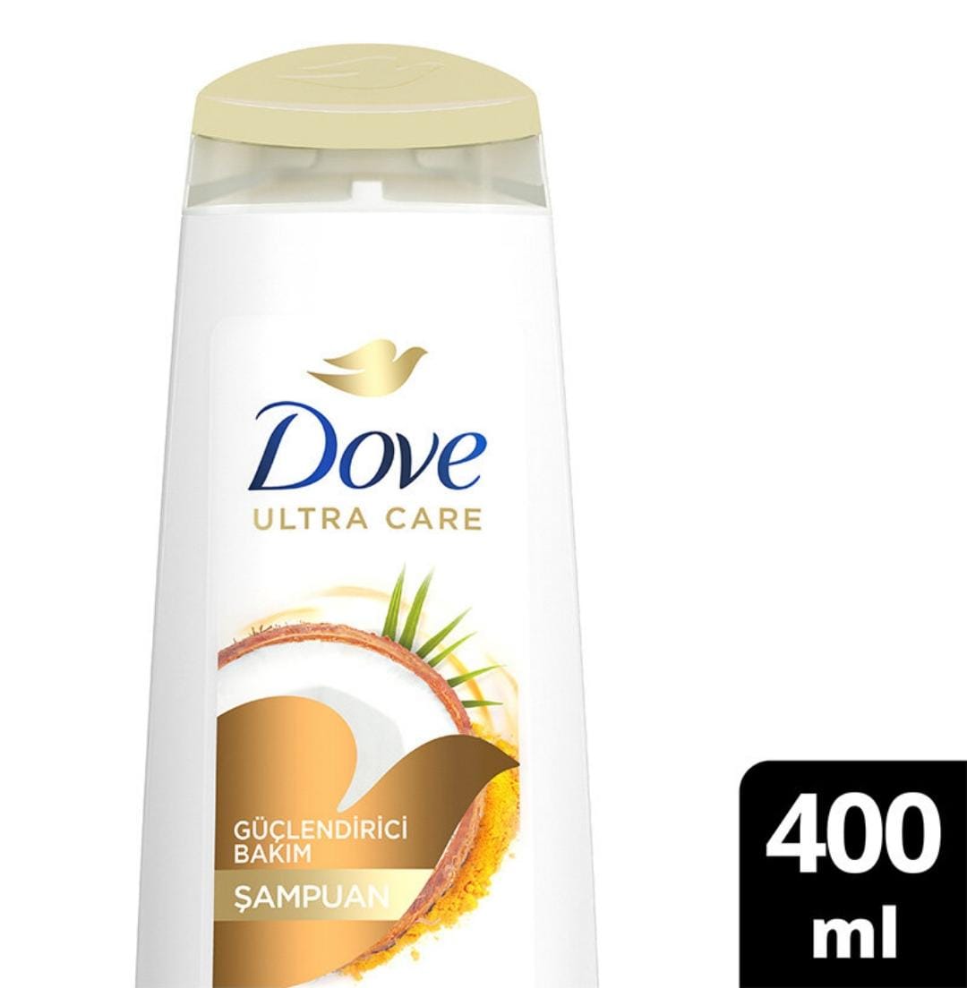 Dove Ultra Care 400ml Hair Care Shampoo Fortifying Care with Coconut Oil